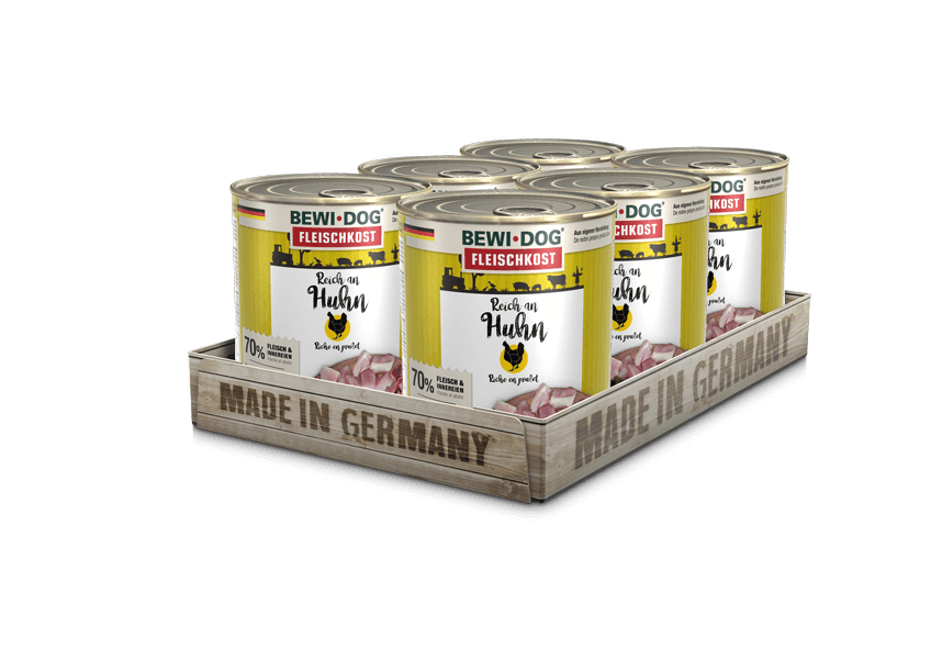 Bewidog-Dosen-Tray-Huhn-800g