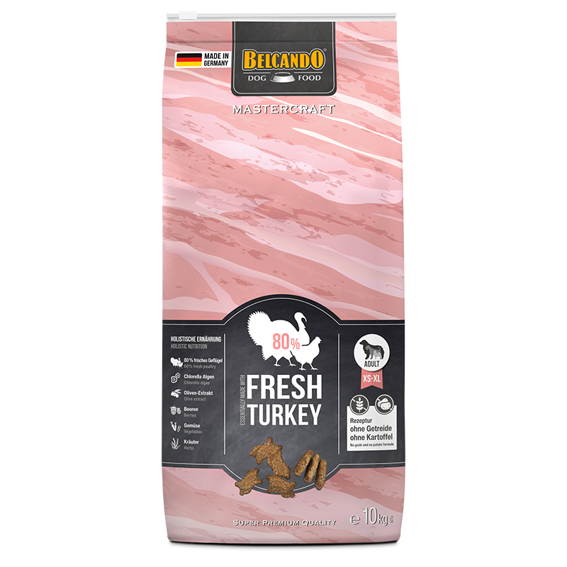 BELCANDO MASTERCRAFT FRESH Turkey, 10kg Inhalt (1 Stück = 1 x 10kg)