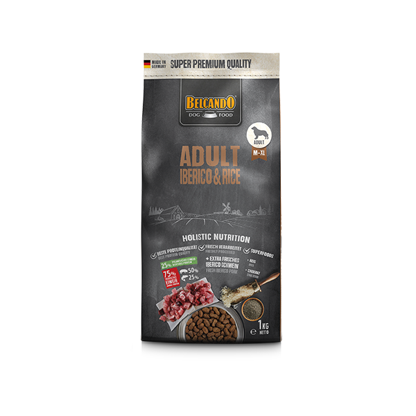 BELCANDO Adult Iberico & Rice, 1kg  , Inhalt (1 Stück = 1 x 1kg)